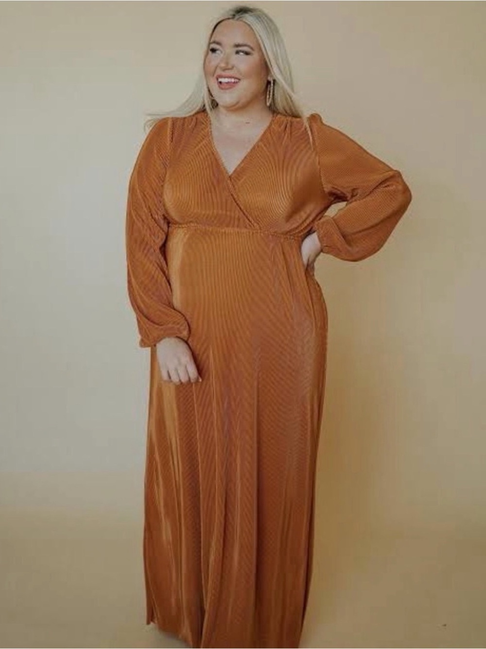 Baltic Born Venus Pleated Maxi Dress